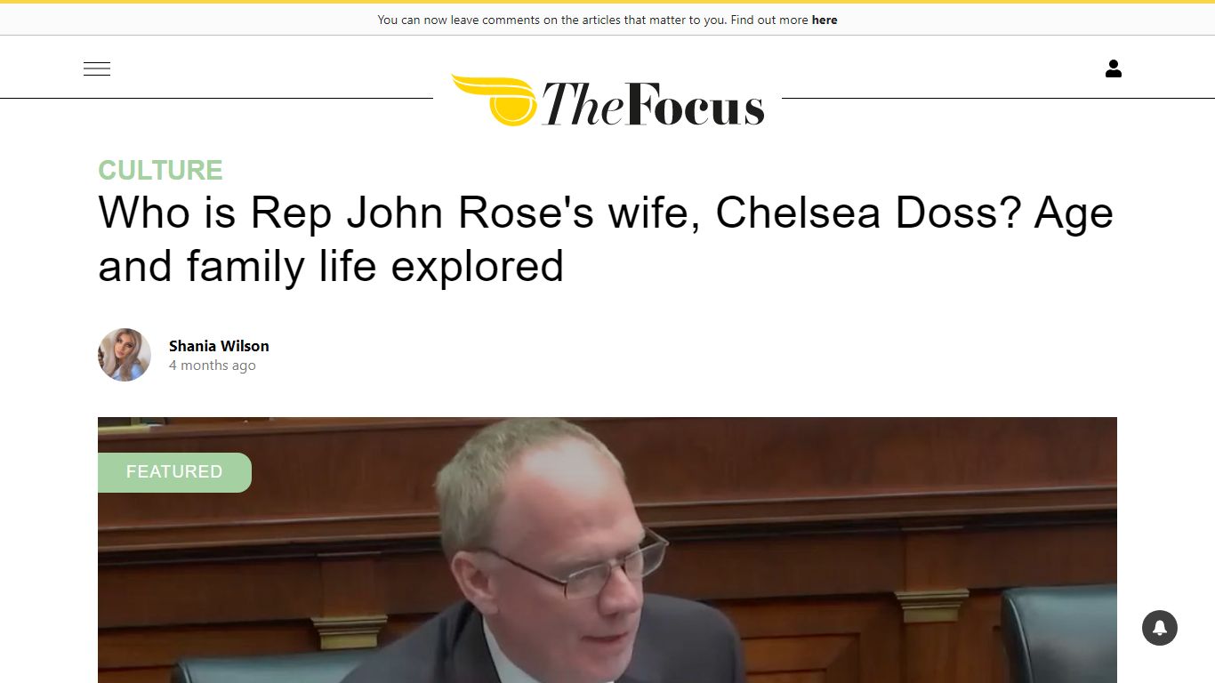 Who is Rep John Rose's wife, Chelsea Doss? Age and family life explored