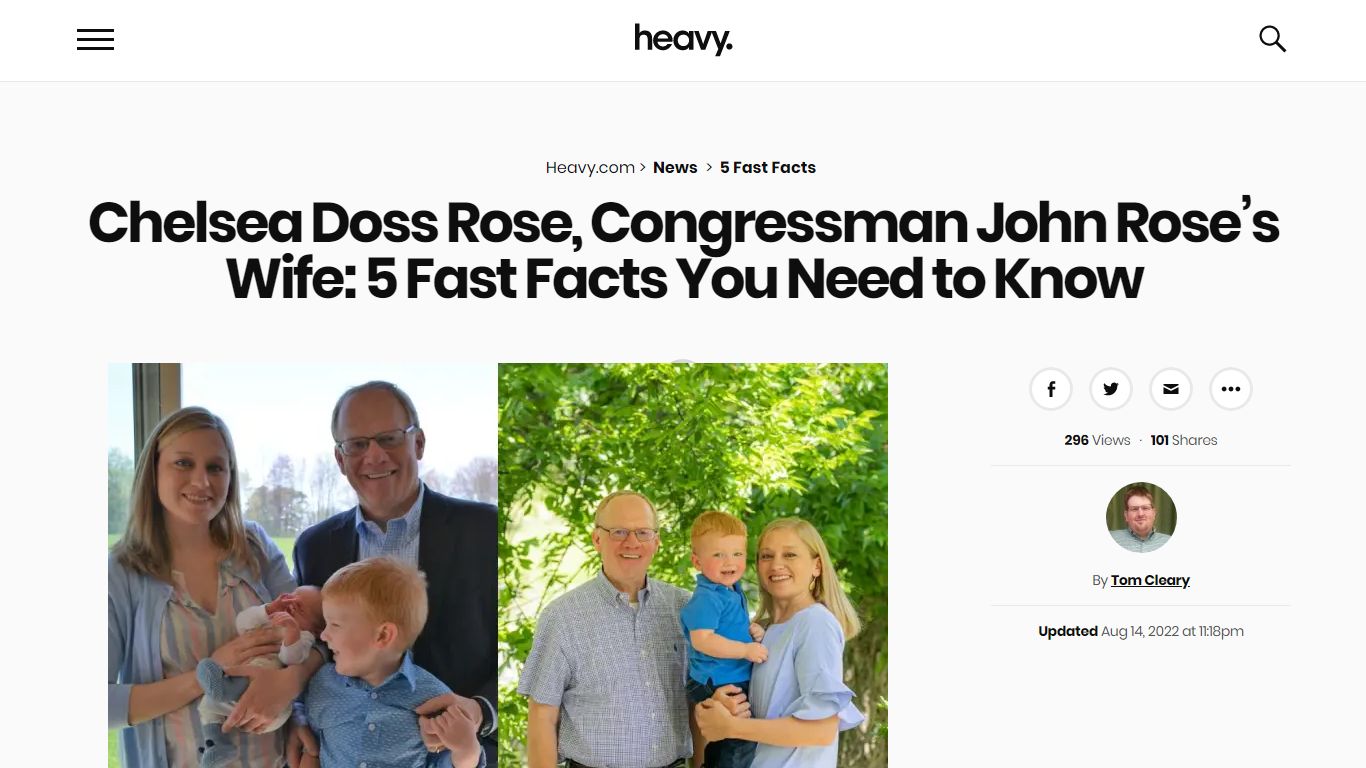 Chelsea Doss Rose, Congressman John Rose’ Wife: 5 Fast Facts - Heavy.com