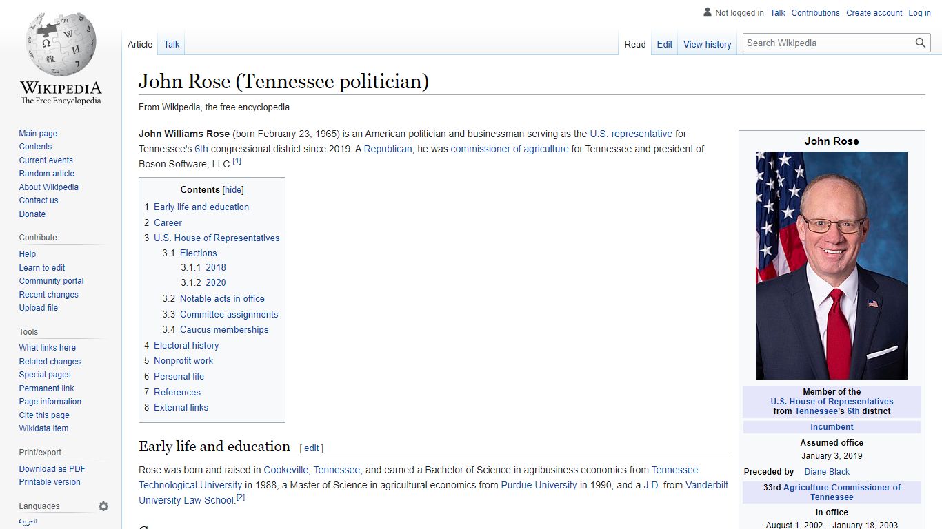 John Rose (Tennessee politician) - Wikipedia